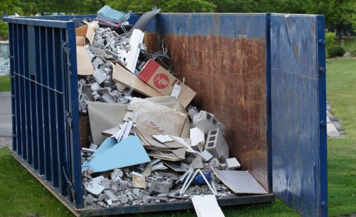 Illustration of commercial waste removal in Chessington