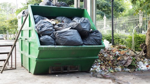 Eco-friendly waste management solutions on a building project